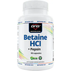 Hovedbilde Betaine HCl + pepsin - 90 kapsler